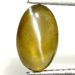 1.76-Carat VVS-Clarity Color-Change Alexandrite Cat's Eye (AIGS)