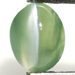 0.87-Carat Green-to-Pink Alexandrite Cat's Eye (AIGS Certified)