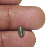 0.94-Carat VVS Alexandrite Cat's Eye with Strong Color-Change