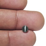 0.72-Carat Dark Green Alexandrite Cat's Eye (40% Color-Change)