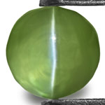 1.54-Carat Intense Green Alexandrite Cat's Eye from India