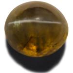 4.68-Carat Rare Honey-Green Chrysoberyl Cat's Eye