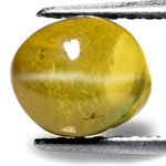 3.29-Carat Rare VVS-Clarity Chrysoberyl Cat's Eye