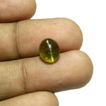 2.77-Carat Intense Green Chrysoberyl Cat's Eye from Sri Lanka