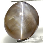 2.83-Carat Greyish Brown Ceylonese Chrysoberyl Cat's Eye