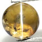 1.92-Carat Beautiful Honey-Color Chrysoberyl Cat's Eye