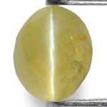 1.81-Carat Intense Yellow Chrysoberyl Cat's Eye from Madagascar