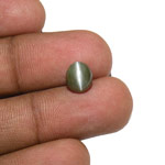 2.43-Carat IGI-Certified Chrysoberyl Cat's Eye from Madagascar