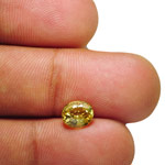 1.69-Carat Lustrous Vivid Yellowish Green Chrysoberyl