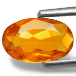 0.77-Carat Scintillating Deep Orange Tanzanian Clinohumite