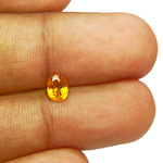 0.57-Carat Charming Vivid Orange Tanzanian Clinohumite