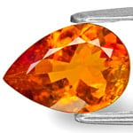 2.41-Carat Unique Dark Orange Clinohumite from Tanzania