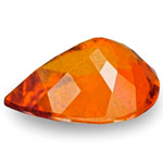 2.87-Carat Bright Neon Orange Clinohumite from Tanzania