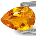 1.48-Carat VVS Bright Golden Orange Clinohumite from Tanzania