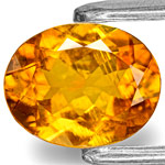 1.08-Carat Yellowish Orange Eye-Clean Tanzanian Clinohumite