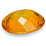 1.08-Carat Yellowish Orange Eye-Clean Tanzanian Clinohumite