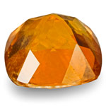 1.08-Carat Bright Orange Eye-Clean Cushion-Cut Clinohumite