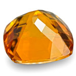 0.97-Carat Exceptional VVS Neon Golden Orange Clinohumite