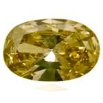 0.86-Carat GIA-Certified Fancy Brownish Yellowish Green Diamond