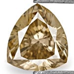 0.48-Carat Fancy Brown Trilliant-Cut Diamond from Australia