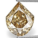 0.54-Carat Natural & Untreated Fancy Deep Brown Diamond