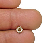 0.54-Carat Natural & Untreated Fancy Deep Brown Diamond