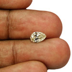 0.72-Carat SI1-M Pear-Shaped Diamond from South Africa