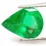 1.50-Carat Sparkling Leaf Green Emerald from Zambia