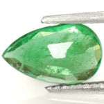 1.75-Carat Elegant Pear-Shaped Intense Green Emerald