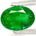 0.78-Carat Lovely Leaf-Green Emerald from Zambia