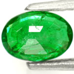 0.78-Carat Lovely Leaf-Green Emerald from Zambia