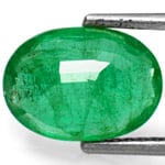 2.13-Carat Lustrous Dark Green Zambian Emerald (Untreated)