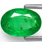 1.50-Carat Intense Green Zambian Emerald