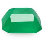 1.66-Carat Deep Bluish Green Octagonal Colombian Emerald