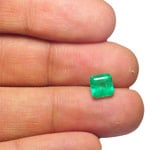 1.58-Carat Pleasing Vivid Green Emerald from Colombia