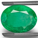 3.55-Carat Natural & Untreated Grass Green Zambian Emerald