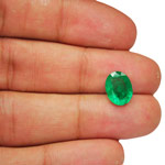 3.55-Carat Natural & Untreated Grass Green Zambian Emerald