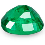 3.20-Carat Deep Velvet Green Oval-Cut Zambian Emerald