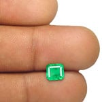 0.81-Carat Natural Deep Green Emerald from Colombia