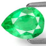 0.64-Carat Eye-Clean Lustrous Vivid Green Colombian Emerald