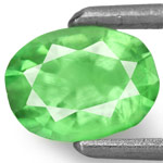 0.71-Carat Lovely Pastel Green Emerald from Colombia