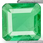 0.56-Carat Natural Intense Green Emerald from Zambia