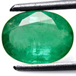 1.71-Carat Grass Green Zambian Emerald (Natural & Untreated)