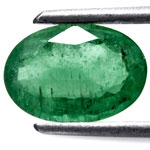 1.50-Carat Appealing Dark Green Zambian Emerald (Untreated)