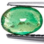 1.08-Carat Lustrous Zambian Emerald (Natural & Untreated)