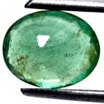 1.24-Carat Grass Green Emerald from Zambia (Untreated)