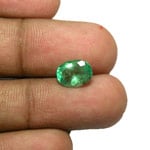 1.68-Carat Oval-Cut Grass Green Colombian Emerald