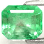 1.87-Carat Shimmering Neon Green Emerald from Colombia