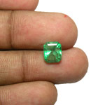 1.87-Carat Shimmering Neon Green Emerald from Colombia