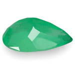 1.85-Carat Light Green Pear-Shaped Colombian Emerald